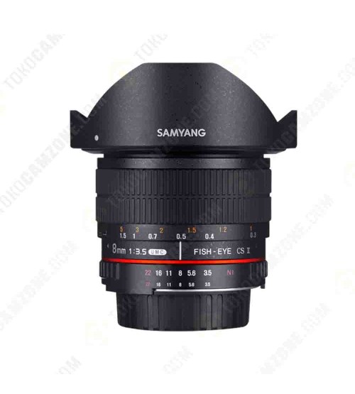 Samyang for Pentax 8mm F/3.5 Aspherical IF MC Fisheye CS II DH (Detachable Hood)